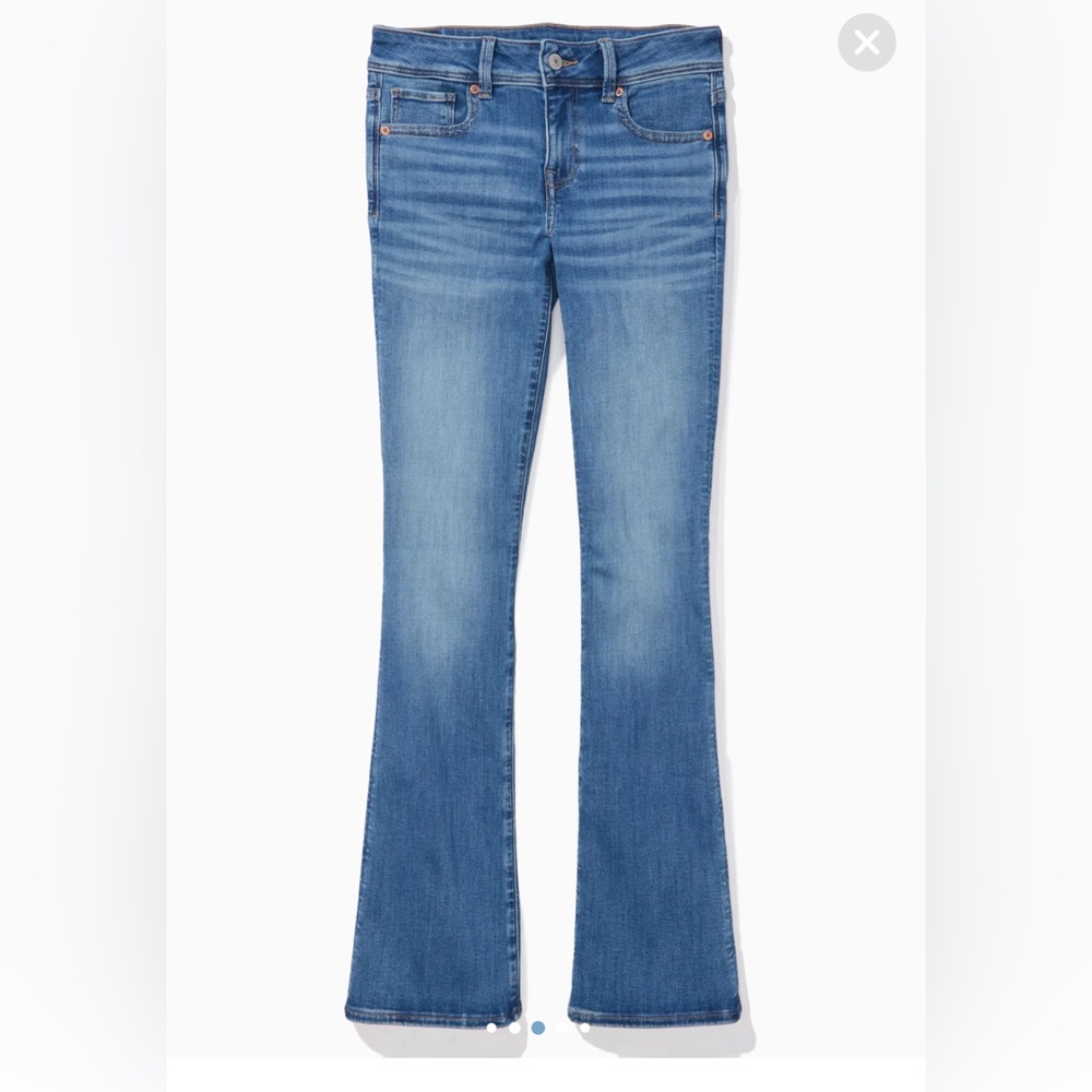 American Eagle Outfitters Women's Light Blue Boot Cut Jeans